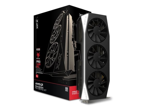 XFX Mercury Radeon RX 9070 XT Gaming Edition, Radeon RX 9070 XT, 16 GB, GDDR6, 256 bit, 7680 x 4320 piksler, PCI Express 5.0