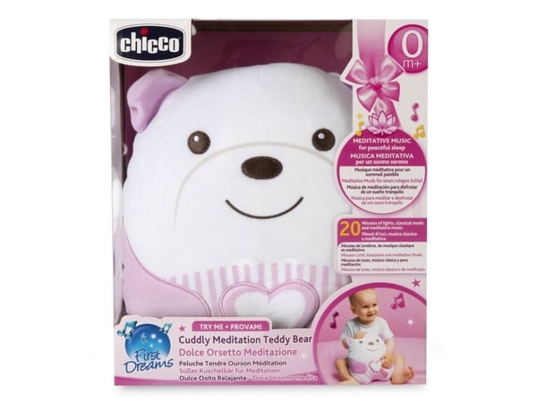 Chicco Classic Orsetto Sweet Heart, Leke-dyr, 0 år, AAA, Batterier medfølger