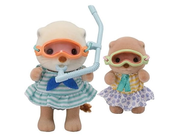 Sylvanian Families Sea Otter Sisters - Splashy Snorkel Set -