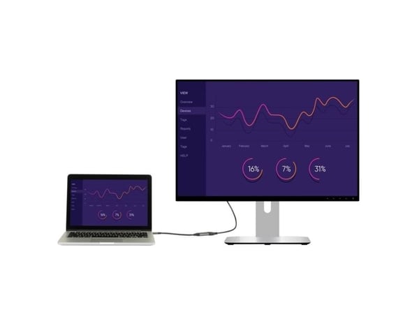 Renkforce RF-5234038, 0,15 m, USB-C, HDMI-A, Hankjønn, Hunkjønn, Rett