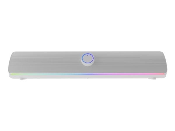 Genesis Helium 312BT - Høyttalersystem - for PC - 2.0-kanal - trådløs - Bluetooth - 10 watt - hvit