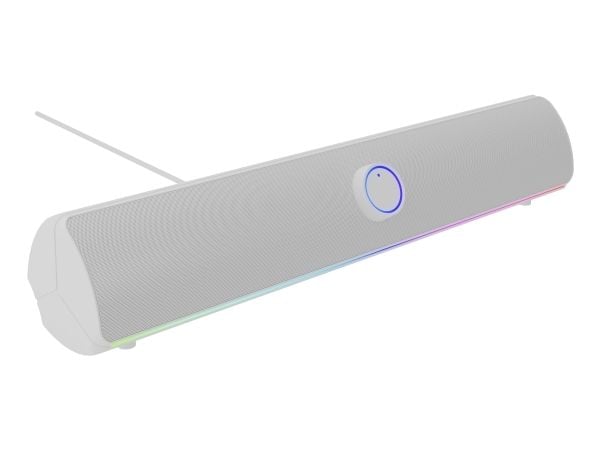 Genesis Helium 312BT - Høyttalersystem - for PC - 2.0-kanal - trådløs - Bluetooth - 10 watt - hvit