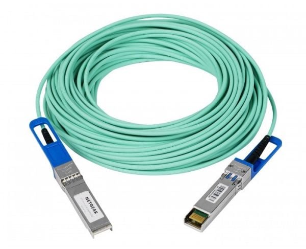 NETGEAR - Direkte 10GBase-koblingskabel - SFP+ (hann) til SFP+ (hann) - 20 m - 20 m - fiberoptisk - aktiv
