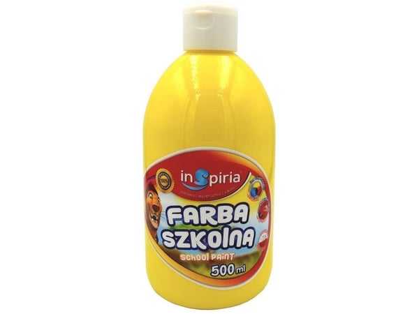 Skolefarge gul 500 ml