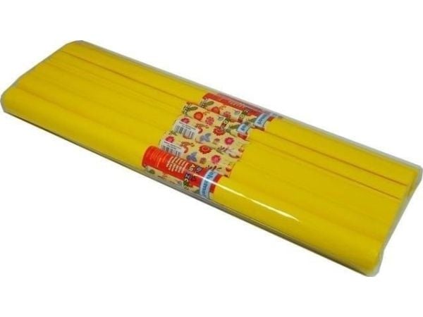 SCHEMAT rynket silkepapir 04 gul (10 stk)