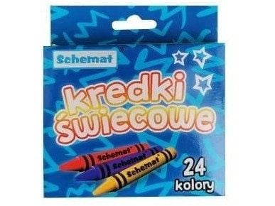 Kredki świecowe 24 kolory EDUKAMP