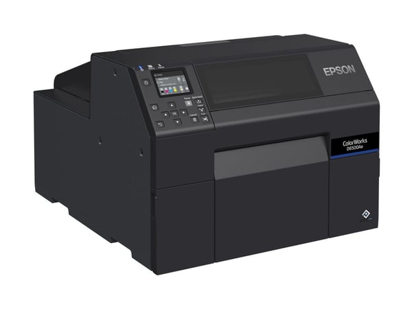 Epson ColorWorks D6500Ae, Lämpösiirto, 1200 x 1200 DPI, 85 mm/s, Väri, Langallinen, musta