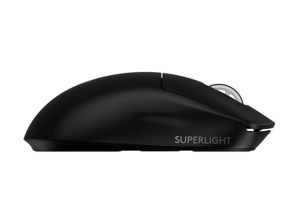 Logitech G PRO X SUPERLIGHT 2 - Mus - gaming - optisk - 5 knappar - trådlös - 2.4 GHz - USB Logitech LIGHTSPEED-mottagare - svart