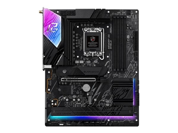 ASRock Phantom Gaming B860 LIGHTNING WiFi - Hovedkort - ATX - LGA1851-sokkel - B860 Chipset - USB4, USB-C 3.2 Gen 2x2, USB 3.2 Gen 2, USB 3.2 Gen 1...