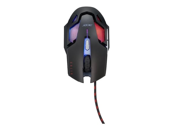 Acer Nitro Gaming NMW200 Black, Molempikätinen, Optinen, USB A-tyyppi, 7200 DPI, musta