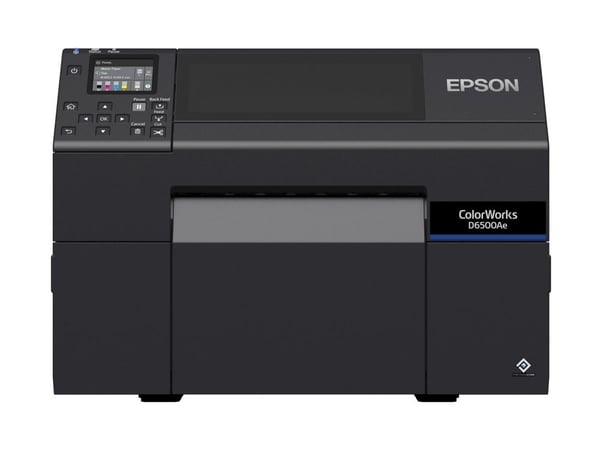 Epson ColorWorks D6500Ae, Lämpösiirto, 1200 x 1200 DPI, 85 mm/s, Väri, Langallinen, musta