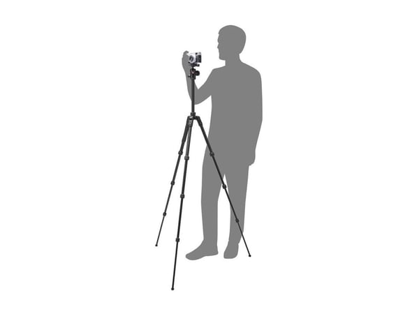 Manfrotto Befree Advanced AS MKBFRTA4FB-BH - Tripod - vri, aluminium - med Manfrotto 494 Center Ball head