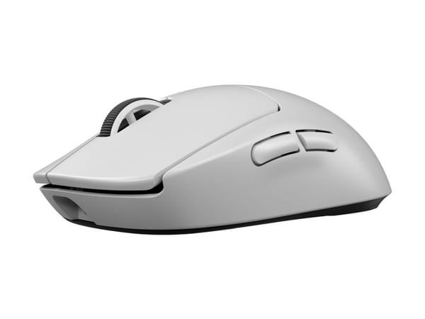 Logitech G PRO X SUPERLIGHT 2 - Mus - gaming - optisk - 5 knapper - trådløs - 2.4 GHz - USB Logitech LIGHTSPEED-mottaker - hvit