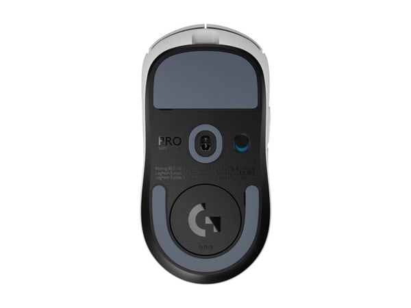 Logitech G PRO X SUPERLIGHT 2 - Mus - gaming - optisk - 5 knapper - trådløs - 2.4 GHz - USB Logitech LIGHTSPEED-mottaker - hvit