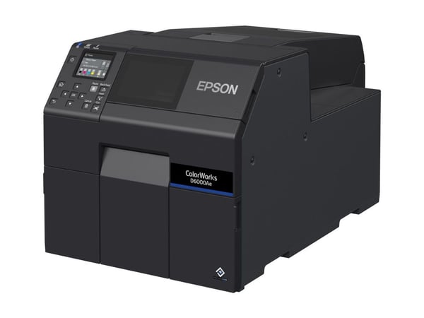 Epson ColorWorks D6000Ae, Lämpösiirto, 1200 x 1200 DPI, 119 mm/s, Väri, Langallinen, musta