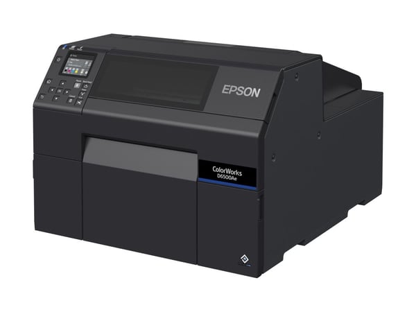 Epson ColorWorks D6500Ae, Lämpösiirto, 1200 x 1200 DPI, 85 mm/s, Väri, Langallinen, musta