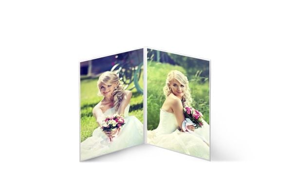 Peleman Print & klæb display 4xA4/2xA3+ - karton, hvid - (20 stk.)