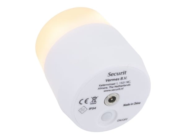 Securit® AMSTERDAM LED Fyrfadslys 12 stk. + ladest., hvidt lys