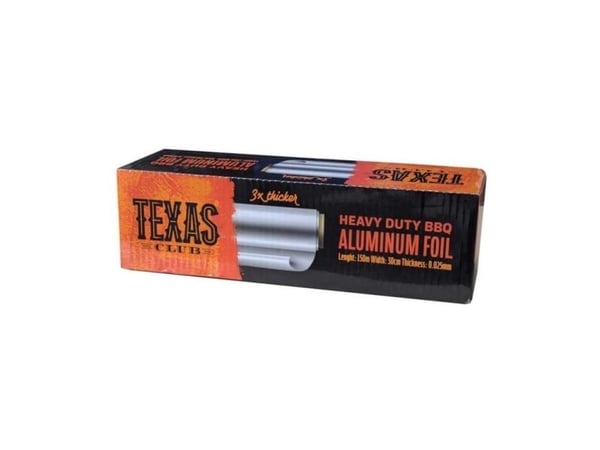 Texas_Club aluminiumsfolie Heavydutybbq 150X30cm 25Micr Texas_Club aluminiumsfolie Heavydutybbq 150X30cm 25Micr