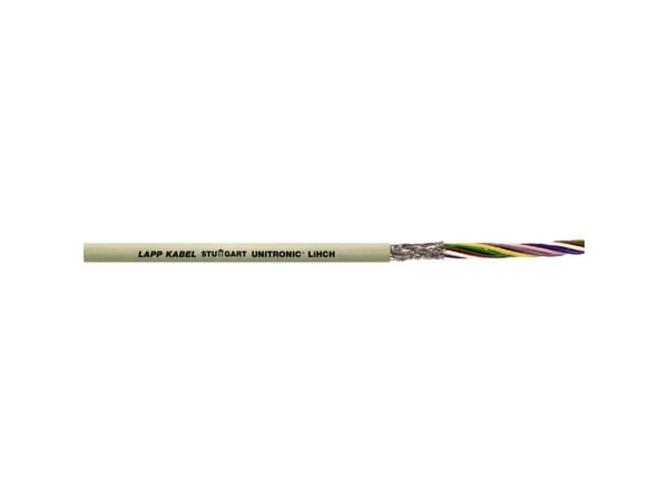 LAPP 37602/500 datakabel UNITRONIC® LiHCH 2 x 0,5 mm² grå 500 m
