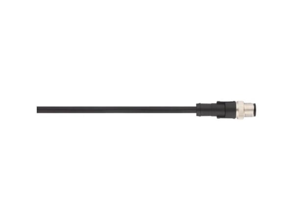 Lapp AB-PC4-M12MS-10.0PUR, 10 m, M12, Hankjønn/hankjønn, Sort