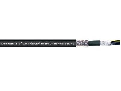 LAPP 1027104-100 släpkedjekabel ÖLFLEX® FD 891 CY 4G 0,75 mm² svart 100 m