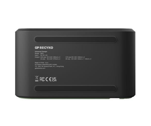 GP - USB-batteriladdare AA-typ