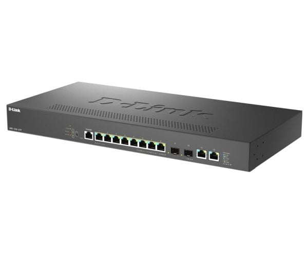 D-Link DMS-1250-12TP - Switch - L2+ - smart - 8 x 10/100/1000/2.5G (PoE+) + 2 x 10 Gigabit Ethernet + 2 x 10 Gigabit SFP+ - stasjonær - PoE+ (240 W)