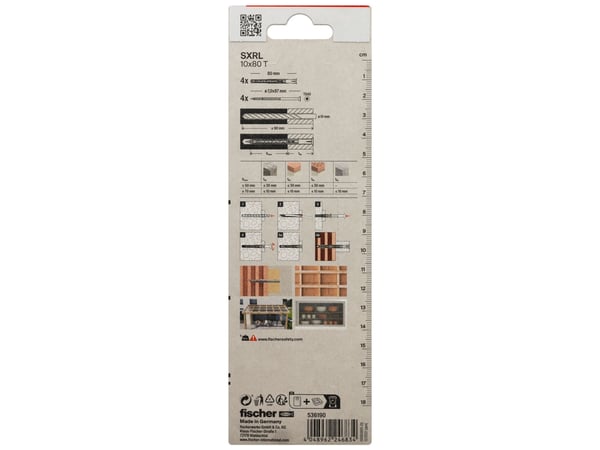 Fischer 536190, 4 stykker
