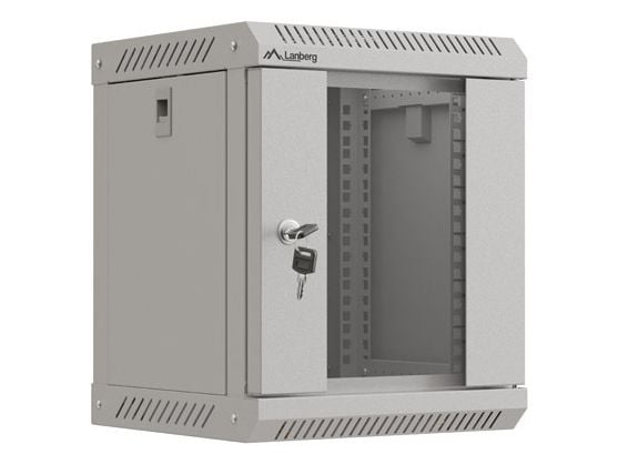 LANBERG 10" 6U 300X300 HARMAA LASIOVELLINEN ASENNUSTELINE (FLAT PACK)