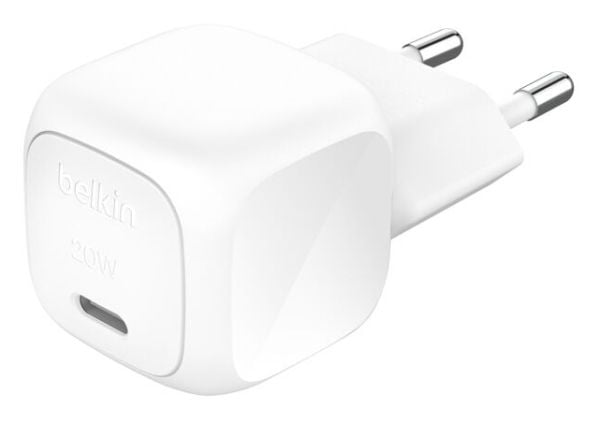 Belkin BOOST Charge USB-C 20W PD Lader PPS Hvit WCA009kqWH