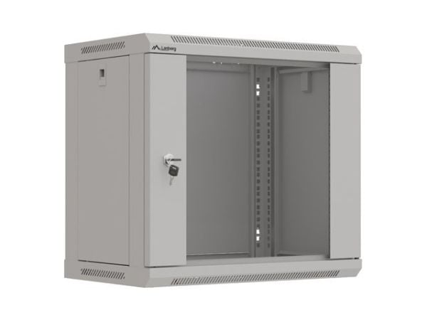 Lanberg WF03 Series - Rack skap - veggmonterbar - grå, RAL 7035 - 9U - 19"