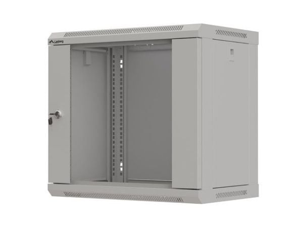 Lanberg WF03 Series - Rack skap - veggmonterbar - grå, RAL 7035 - 9U - 19"