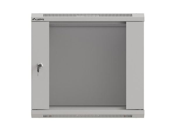 Lanberg WF03 Series - Rack skap - veggmonterbar - grå, RAL 7035 - 9U - 19"