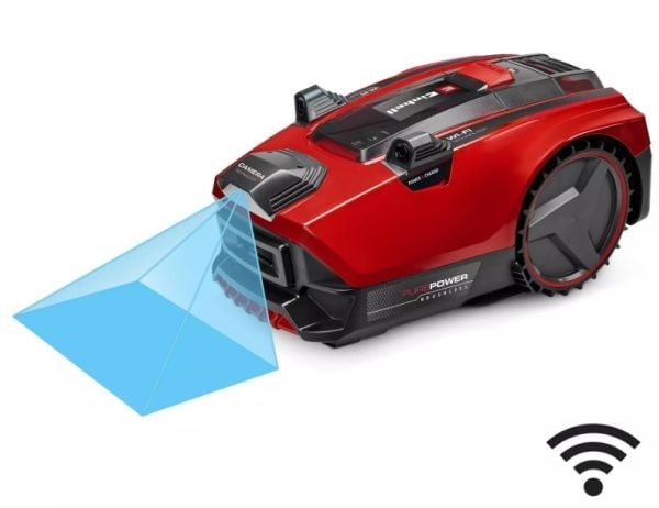 Einhell Flexo Cam Plus 600, Robotgressklipper, 600 m², 18 cm, 2 cm, 6 cm, Roterende blader