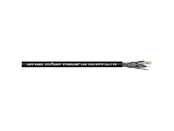 LAPP 2170978/100 Virtajohto ETHERLINE® LAN Musta 100 m