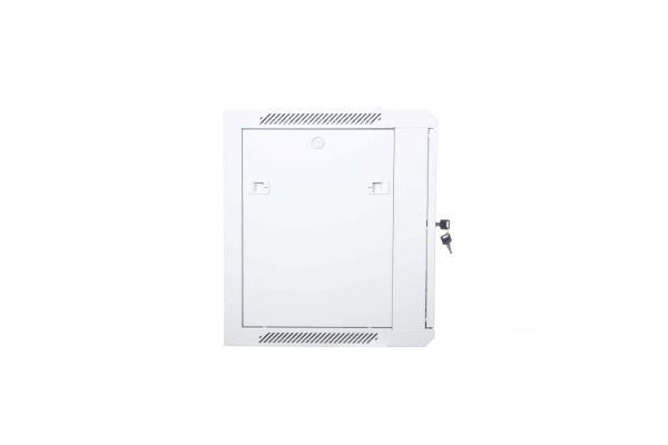 Digitus DN-W19 09U/450, Veggmonterbar hylle, 9U, 60 kg, Nøkkellås, Lysegrå