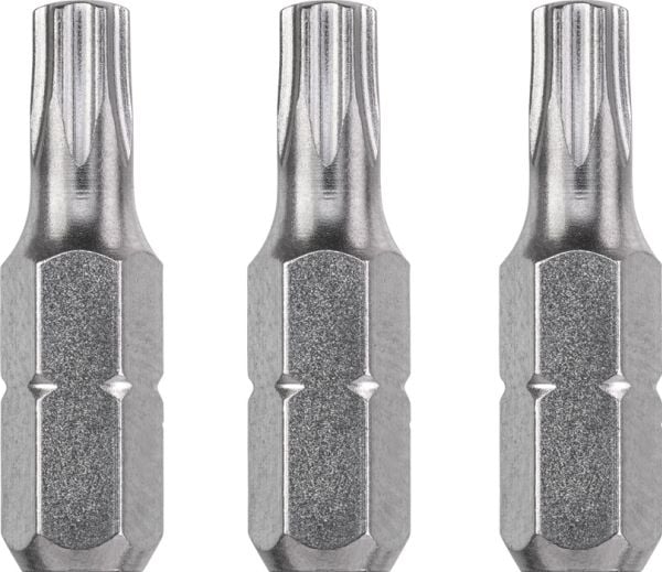kwb 121227, 3 stk, Torx, T27, Stål, 2,5 cm
