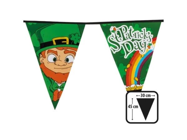 Saint Patrick's day vimpelguirlande