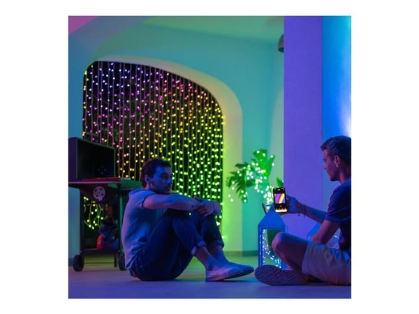 Twinkly Curtain Special Edition 210 LEDs RGBW - 1x2,1 meter/210 lys