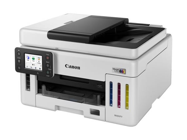 Canon MAXIFY GX 6150, Mustesuihku, Väritulostus, 600 x 1200 DPI, A4, Suoratulostus, musta, Valkoinen