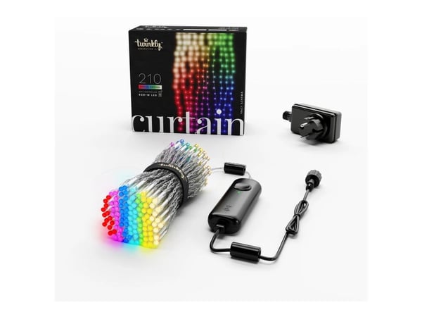 Twinkly Curtain Special Edition 210 LEDs RGBW - 1x2,1 meter/210 lys