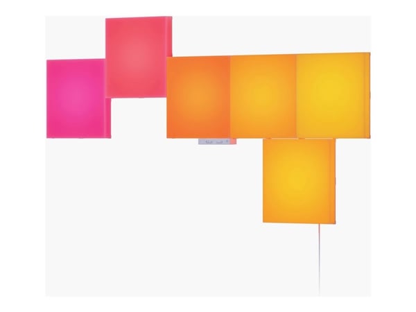Nanoleaf Blocks Smarter Kit - Lyspanel - LED - 3 W - RGBW-lys - 1200-6500 K - kvadrat (en pakke 6)
