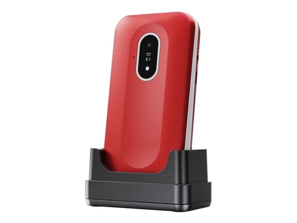 Doro Leva L20, Simpukka, Yksittäinen SIM, 7,11 cm (2.8"), 2 MP, 1150 mAh, Punainen, Valkoinen