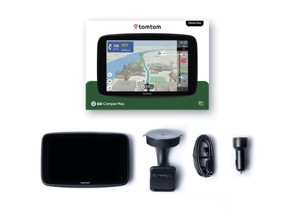 TomTom GO Camper Max - 2. generasjon - GPS-navigator - for kjøretøy 7" bredskjerm