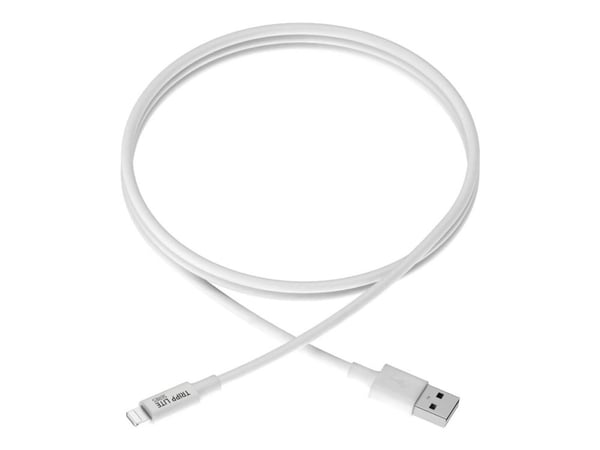EATON TRIPPLITE USB-A ja Lightning synkronointi-/latauskaapeli MFi Certified - Valkoinen M/M USB 2.0 6ft. 1.83m EATON TRIPPLITE USB-A ja Lightning synkronointi-/latauskaapeli MFi Certified - Valkoinen M/M USB 2.0 6ft. 1.83m