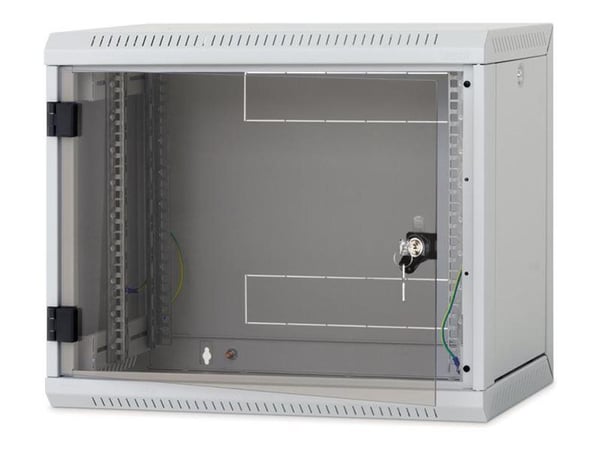 Triton 19" Rack Wall-mount 9U/400 Removable side, Seinään asennettava laitekehikko, 30 kg, 18,2 kg, Harmaa