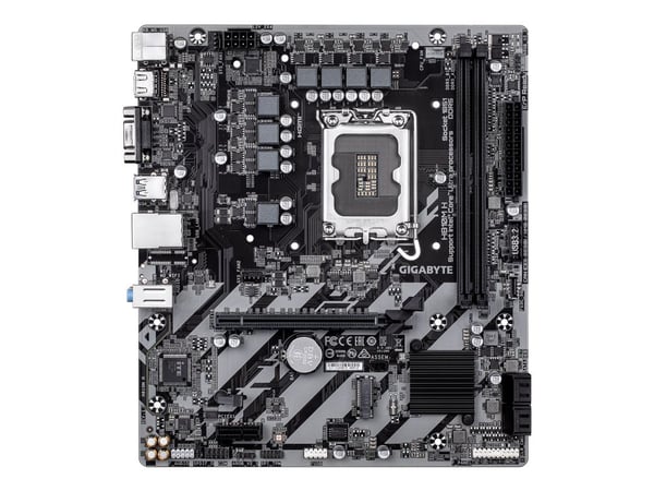 Gigabyte H810M H - Hovedkort - micro ATX - LGA1851-sokkel - H810 Chipset - USB-C 3.2 Gen 1, USB 3.2 Gen 1 - Gigabit LAN - innbygd grafikk (CPU krev...