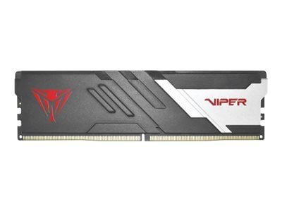 Patriot Viper Venom series - DDR5 - modul - 32 GB - DIMM 288-pin - 3000 MHz / PC5-48000 - CL30 - 1.35 V - on-die ECC - mattsvart, silver, röd