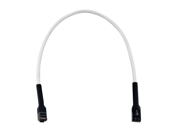 Deltaco 1902630, 0,3 m, Cat6a, U/UTP (UTP), RJ-45, RJ-45, Valkoinen